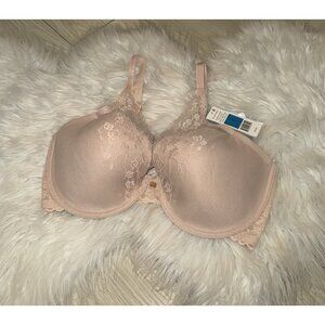 Natori 721191 Cherry Blossom Convertible Bra Lace Lined UW Womens 34DDD Pink New